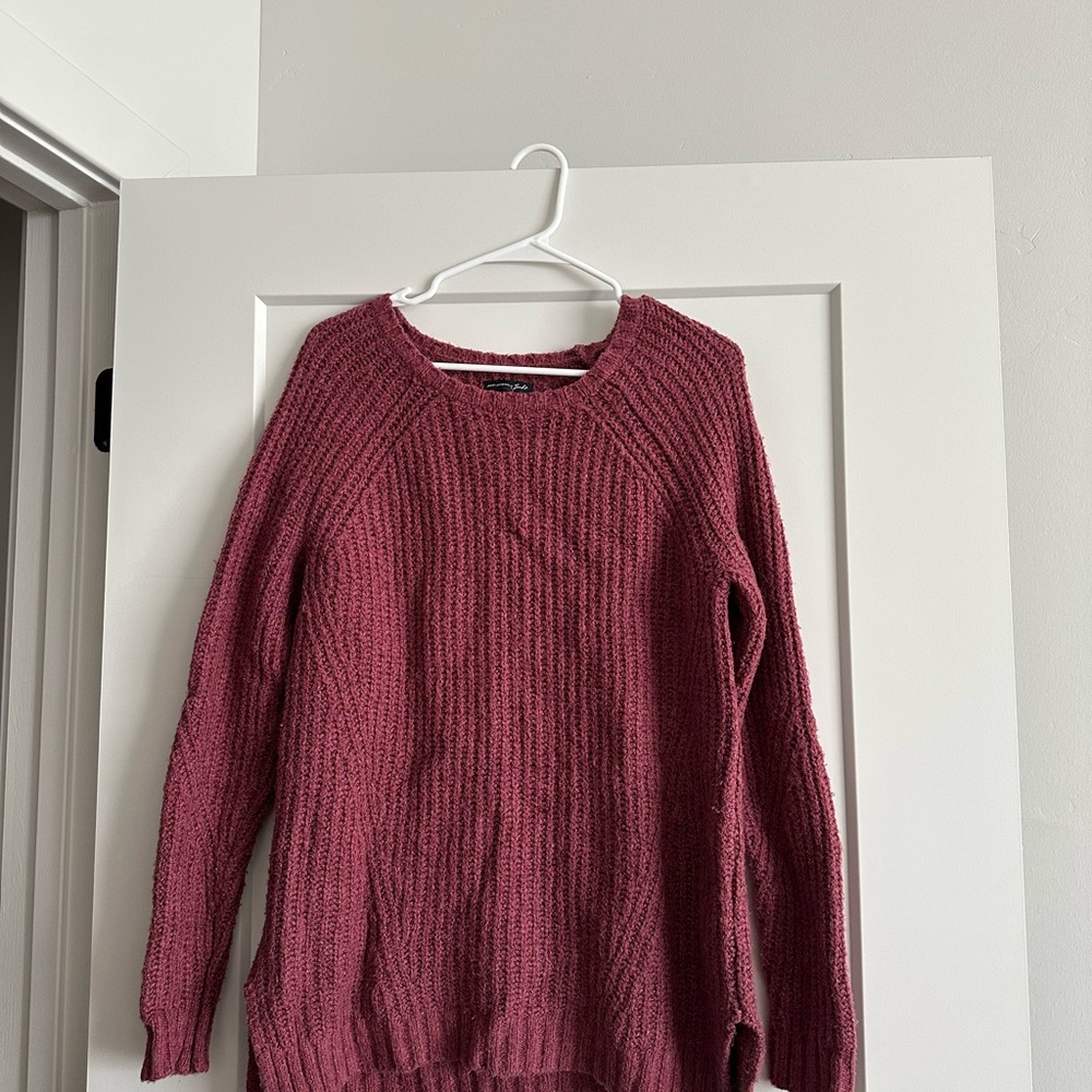 Women's Burgundy Sweater